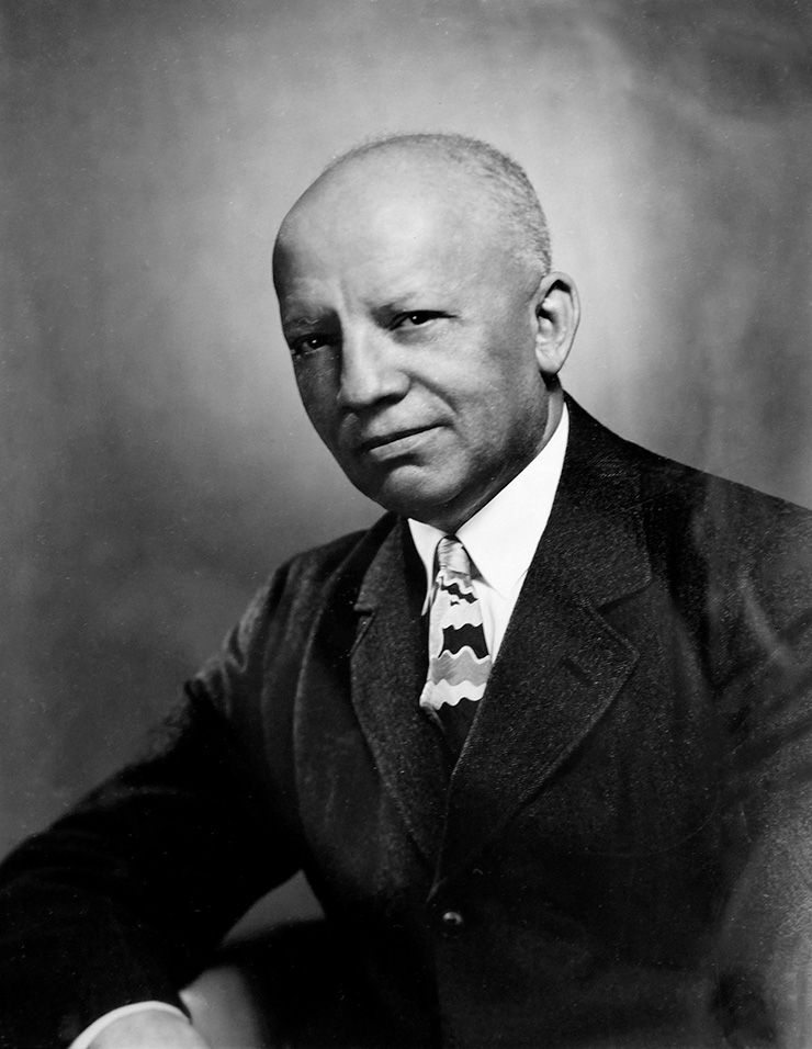 Historian Dr. Carter G. Woodson started what would become Black History Month. Photo courtesy of the Library of Congress.