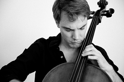Josh Starmer will perform cello and percussion compositions May 25 as part of Arts & Health at Duke's 